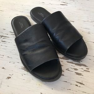 Urban Outfitters leather slides size 10